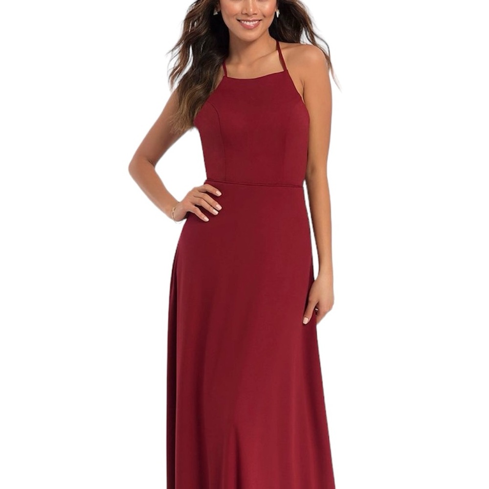 Kleinfeld Bridesmaid Dress with Strappy Open Back